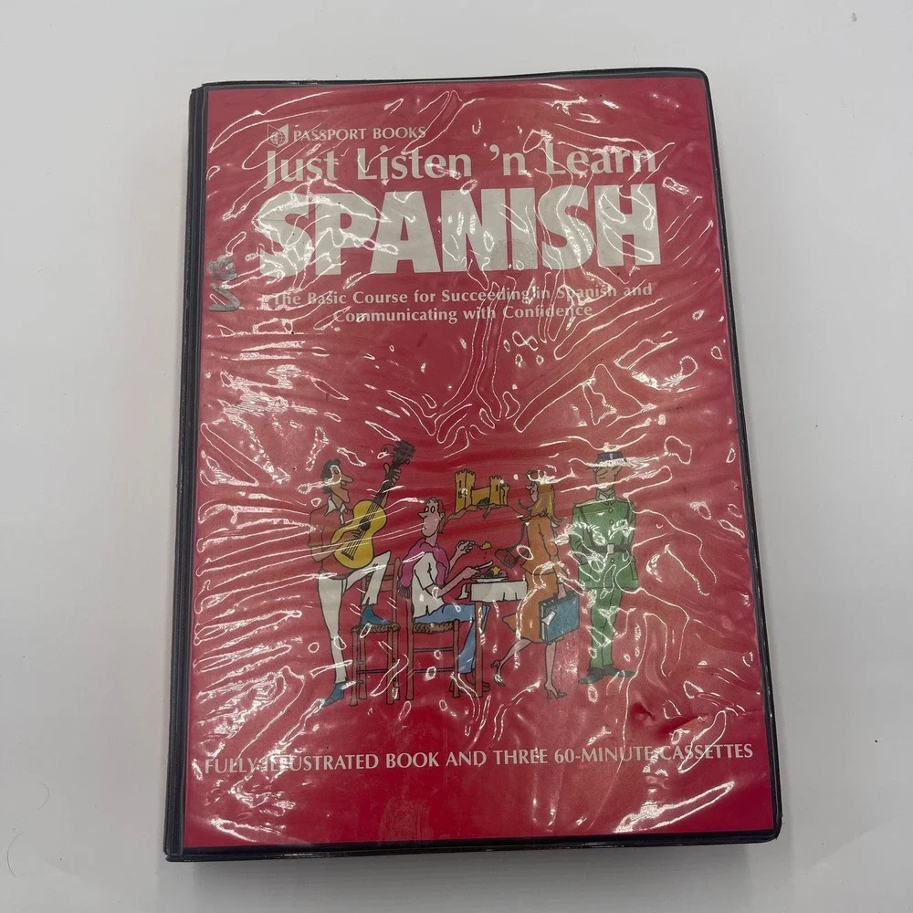 Just‎ Listen 'n Learn Spanish Course Passport Books Cassettes